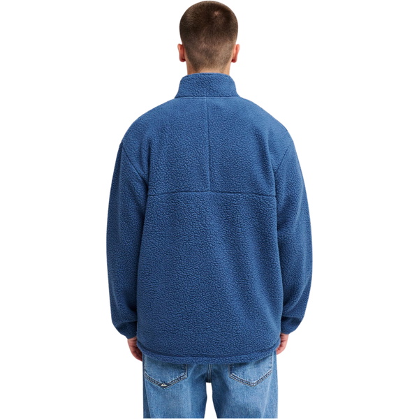 2026 Quiksilver Mens Clean Coast Full Zip Fleece EQYPF03066 - Dark Denim